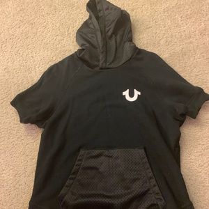 Mens True Religion Short Sleeve Sweatshirt (Small)